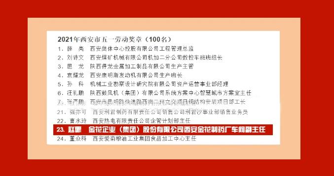 五一慶祝大會召開 金花股份收獲兩項榮譽 五一慶祝大會召開 金花股份收獲兩項榮譽